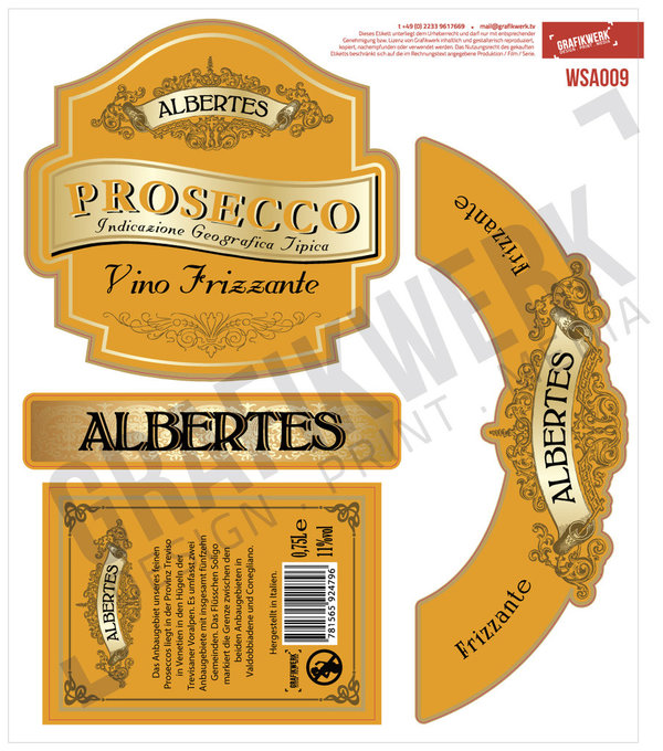 Albertes Prosecco (WSA009)