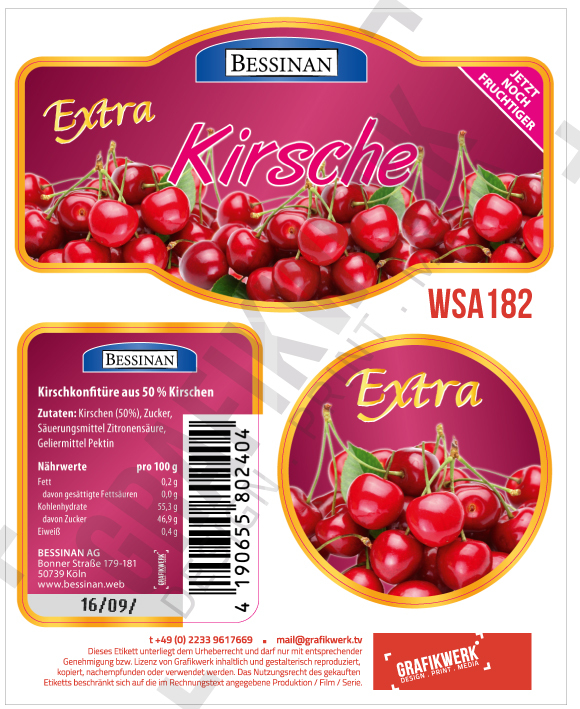 Marmelade Kirsche (WSA182)