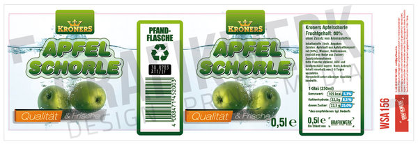 Kroners Apfelschorle 0,5L (WSA156)