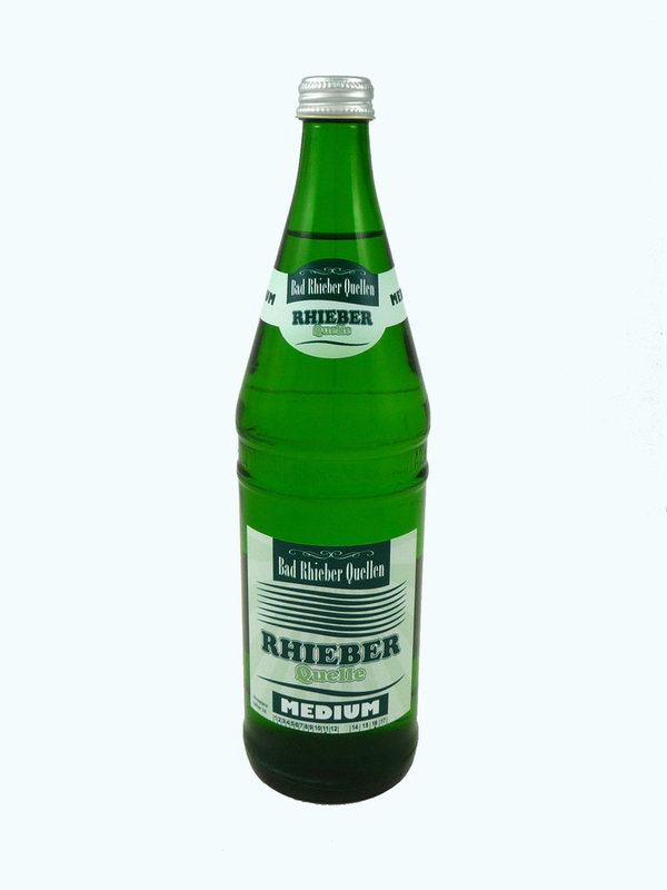 Rhieber Quelle Mineralwasser Medium Grün 0,7L (WSA226)