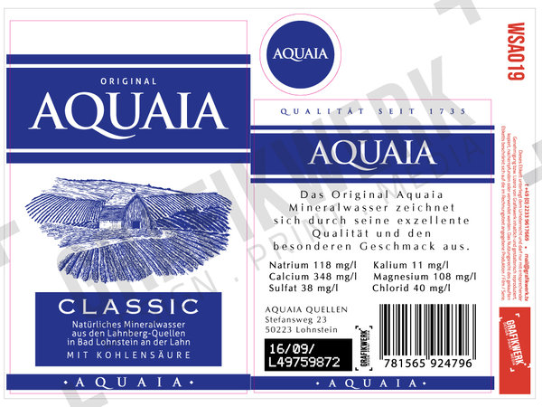 Aquaia 0,75L Classic (WSA019)