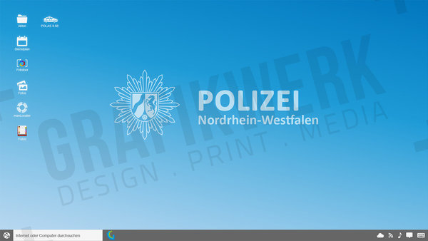 Computeranimation Polizei-Screens 1 (PC / Mac) (WSS021)