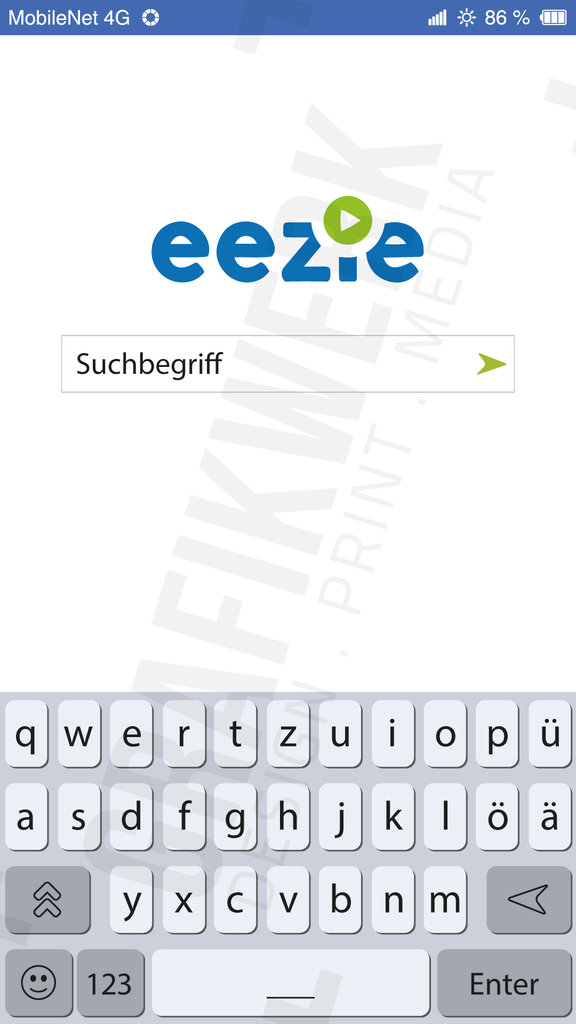 Android-App Suchmaschine 1 (Telefone / Tablets) (WSS028)