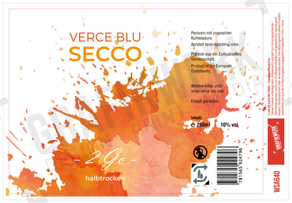 Verce Blu Secco Halbtrocken (WSA640)