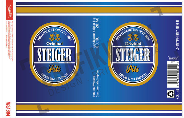Steiger Pils Dose (WSA664)