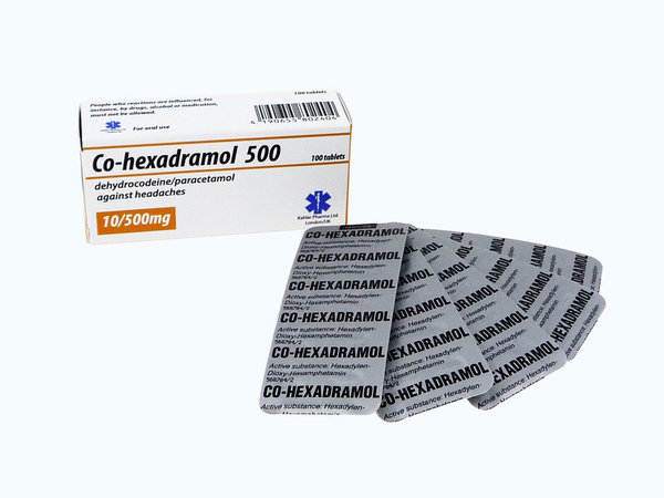 Kopfschmerztabletten Co-hexadramol 500 (WSA672)