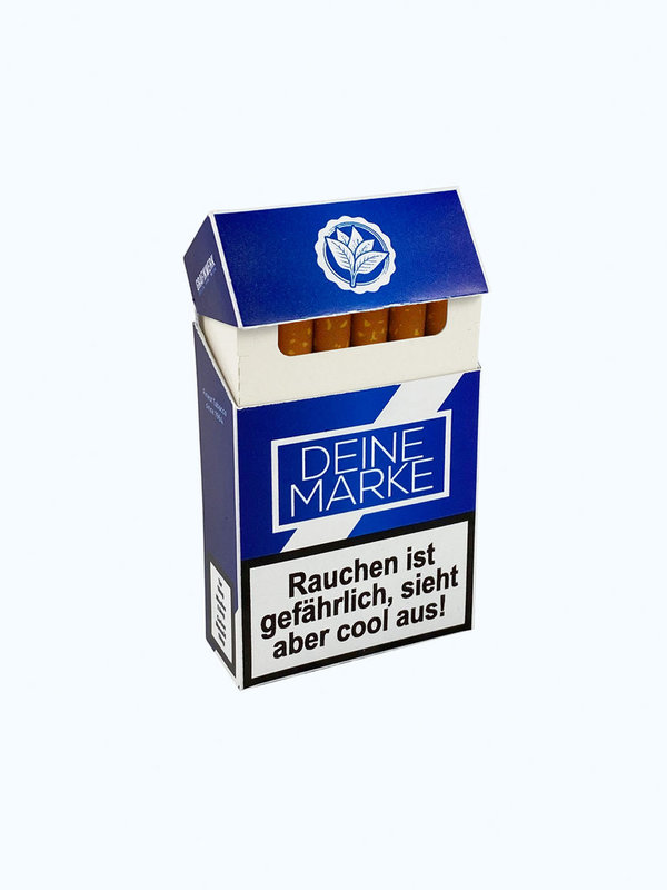 Deine Marke Zigaretten-Schachtel Weiß (WSA695)