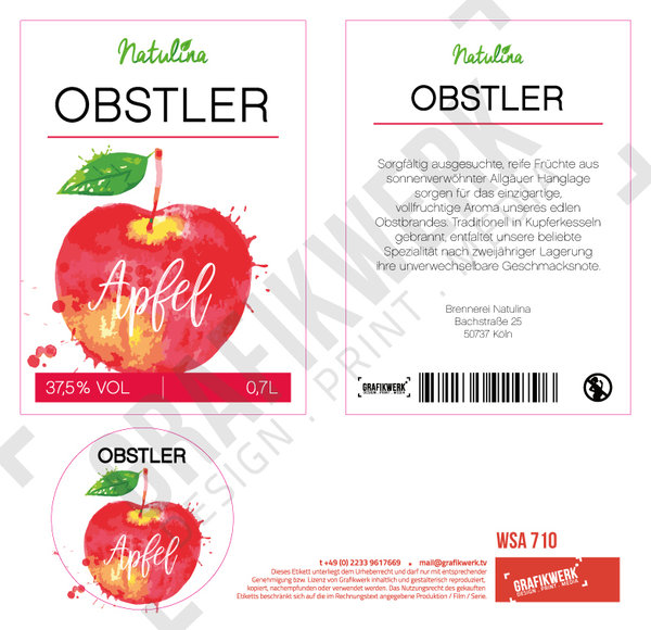 Natulina Obstler - Apfel (WSA710)