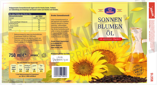 Sonnenblumenöl (WSA716)